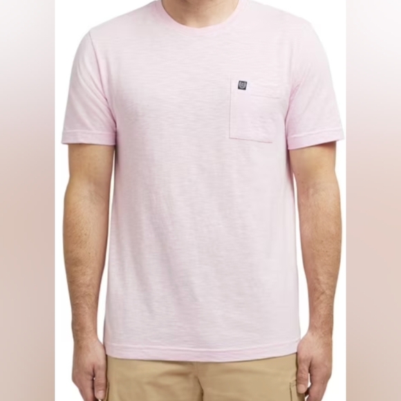 Chaps Men's Short Sleeve Soft Slub Jersey Pocket T-Shirt Size L Used Excellent - Picture 1 of 6
